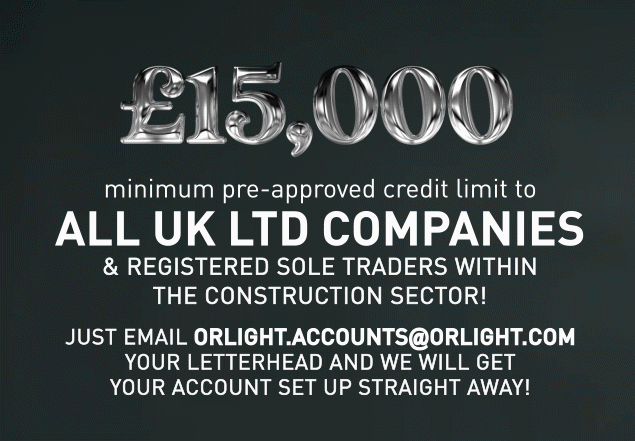£15,000.00 ACCOUNT CREDIT - OPEN YOUR ACCOUNT NOW!
