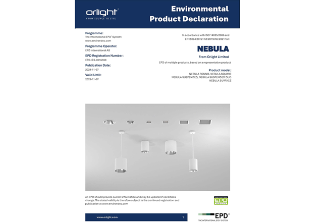 Orlight’s NEBULA EPD Is Live!